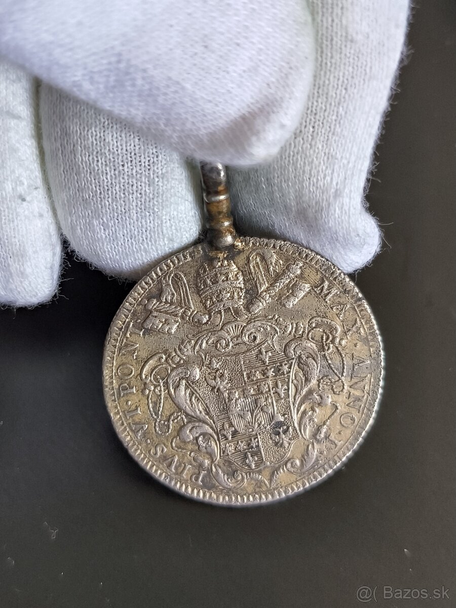 AG Scudo 1775 - Pius VI. - Pápežské Štáty - Vzácny - - 2