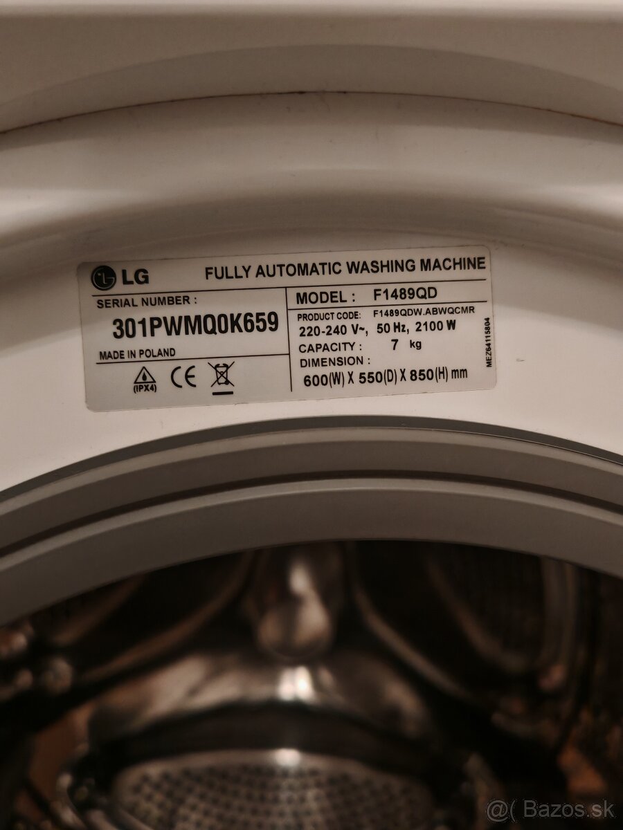 Automatická práčka LG - F1489QD - 2