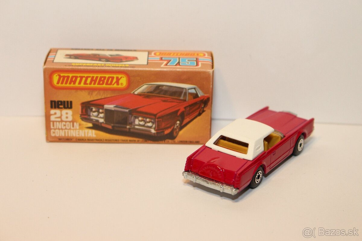 Matchbox SF Lincoln continental - 2