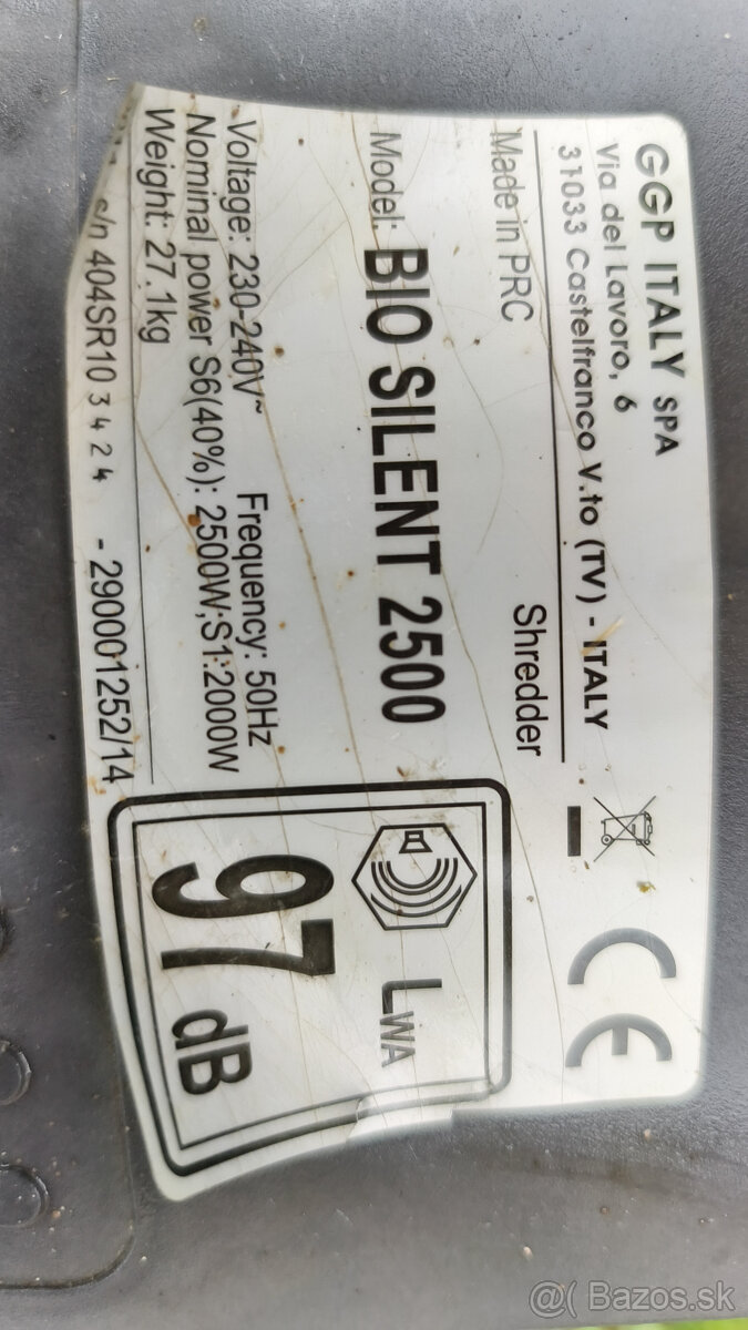 Drvic konárov Stiga Bio Silent 2500 - 2