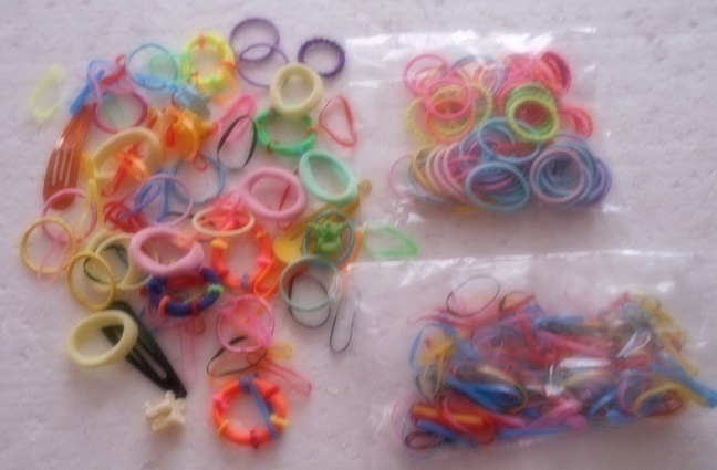...gumičky do vlasov mix..... - 2