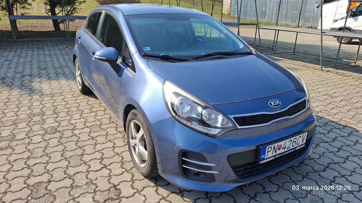 KIA RIO 2015 benzín 1.25 - 2