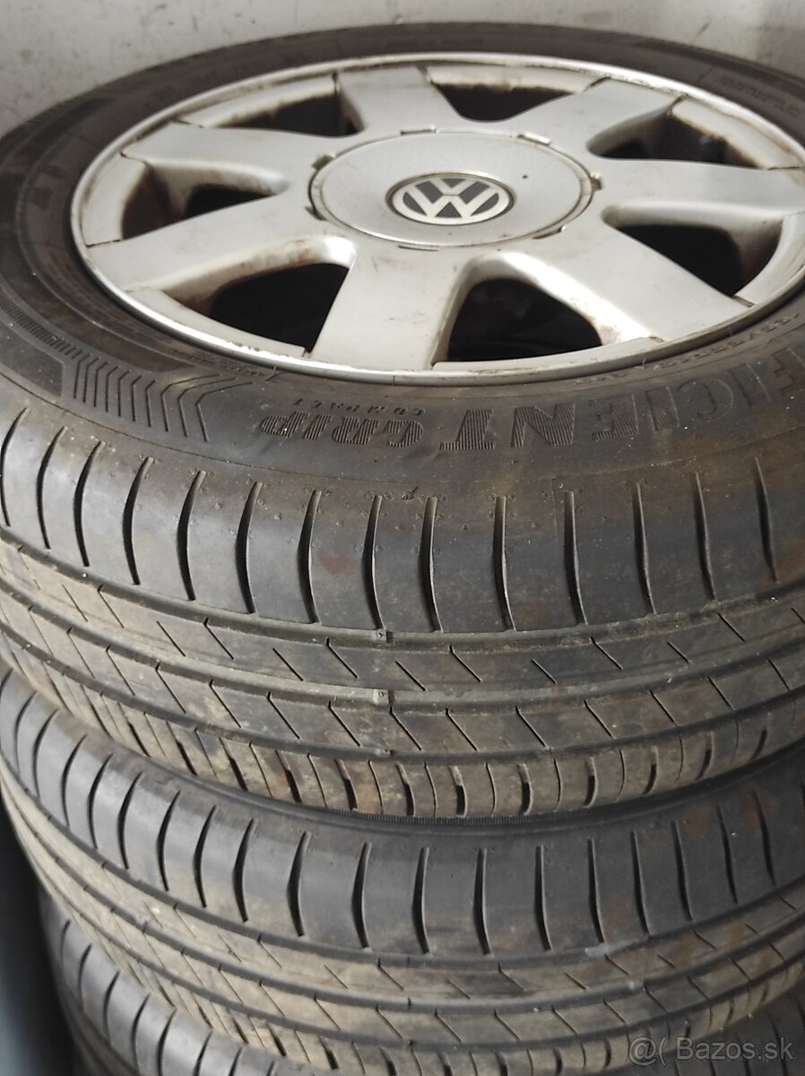 VW orig. Elektróny + pneumatiky Goodyear - 2