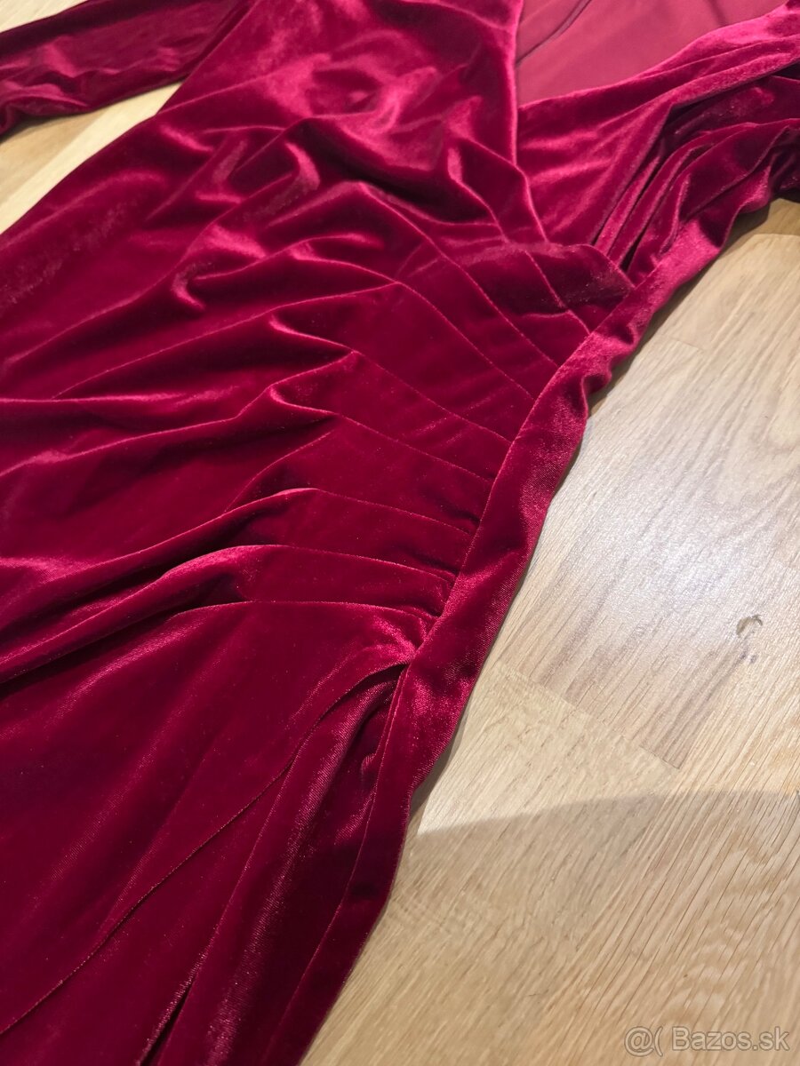 DKNY velúrové šaty - 2