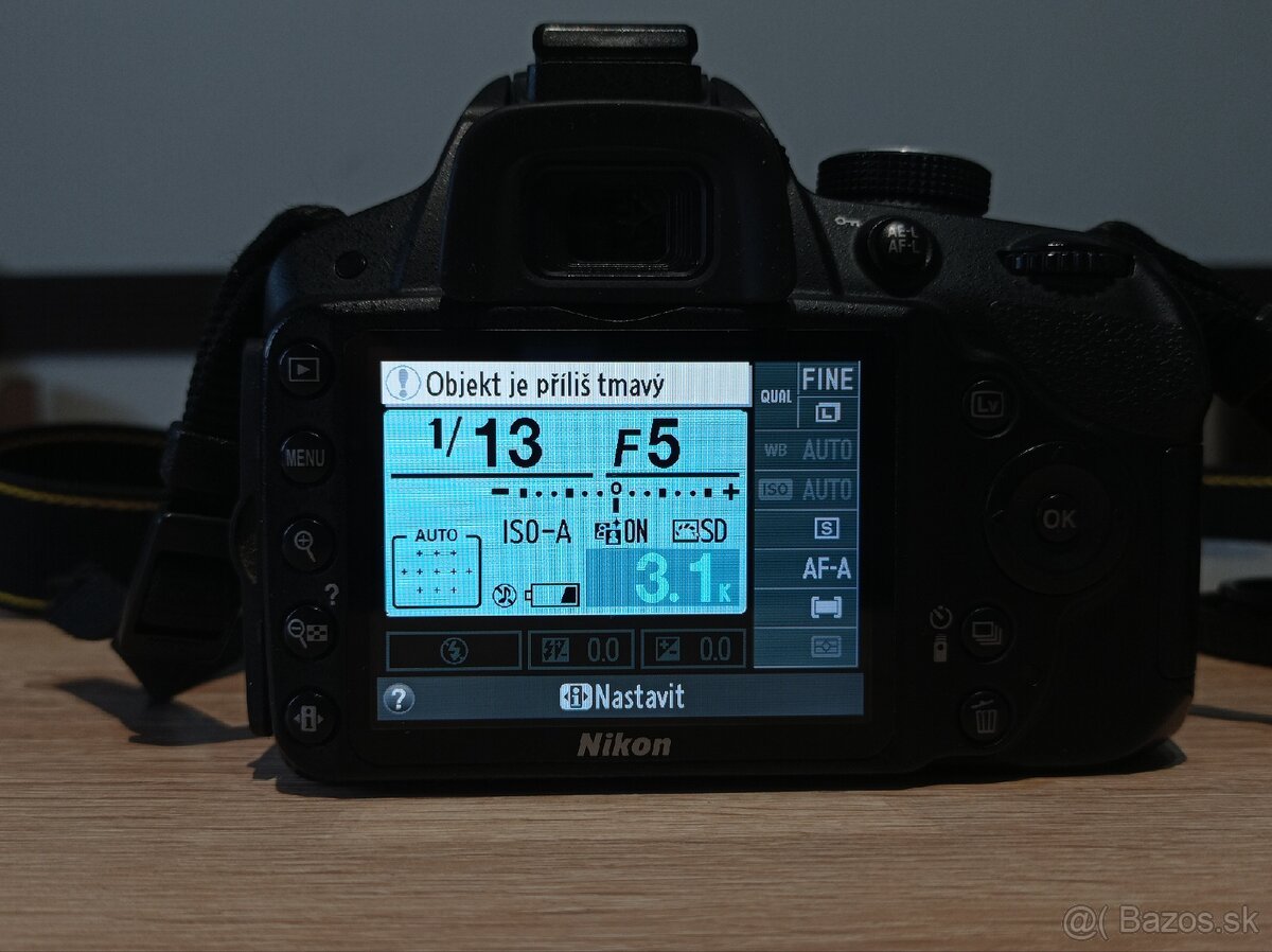 TOP STAV Nikon D3200 + 18-55mm + brašne + statív - 2