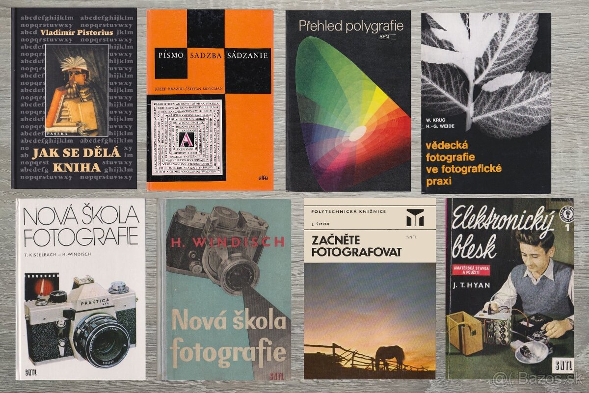 Knihy o fotografii a polygrafii - 2