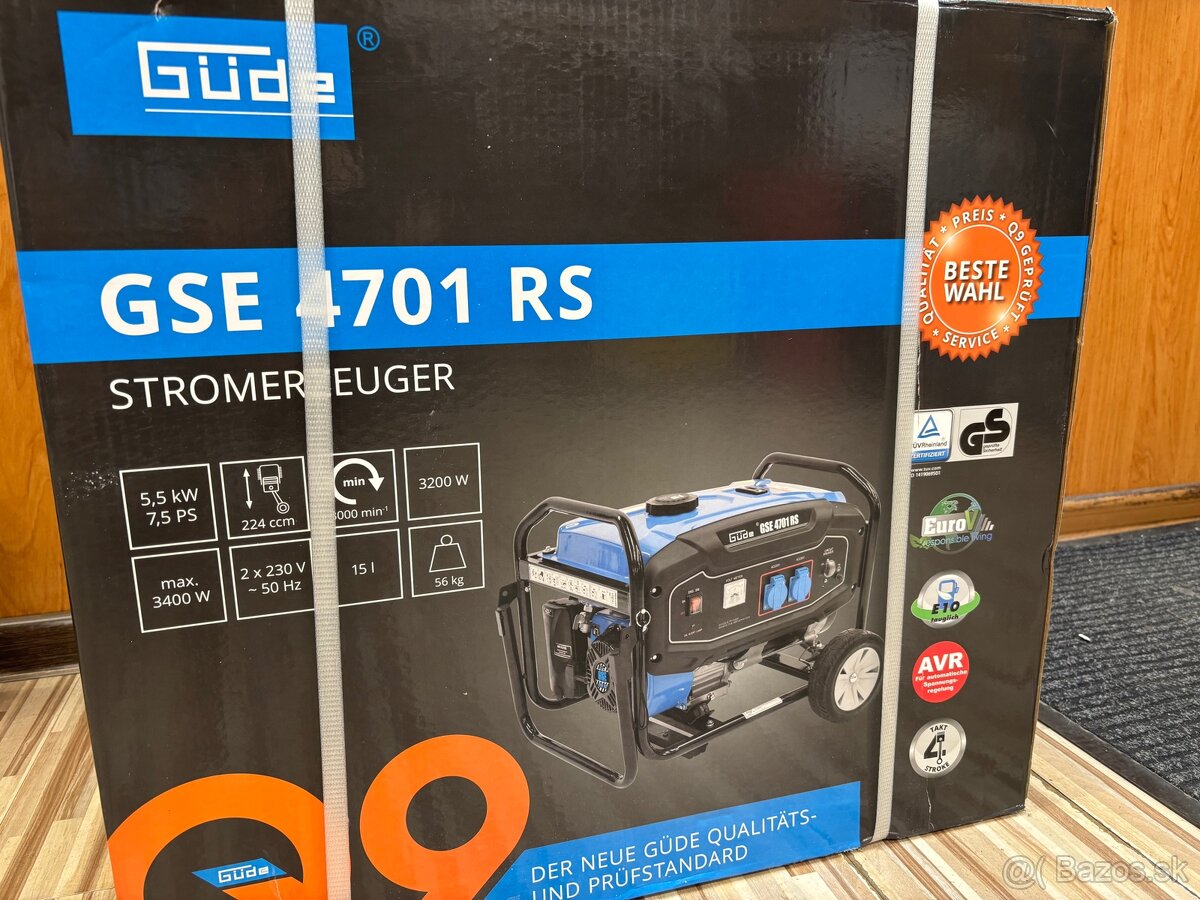 Predám elektrocentrálu Güde - 2