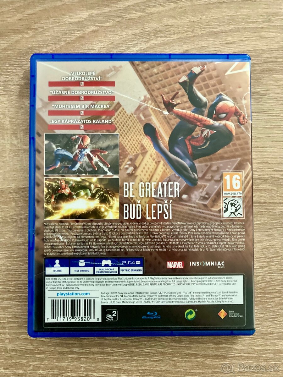 Marvel’s Spider-Man – PS4 (nová, top stav) - 2