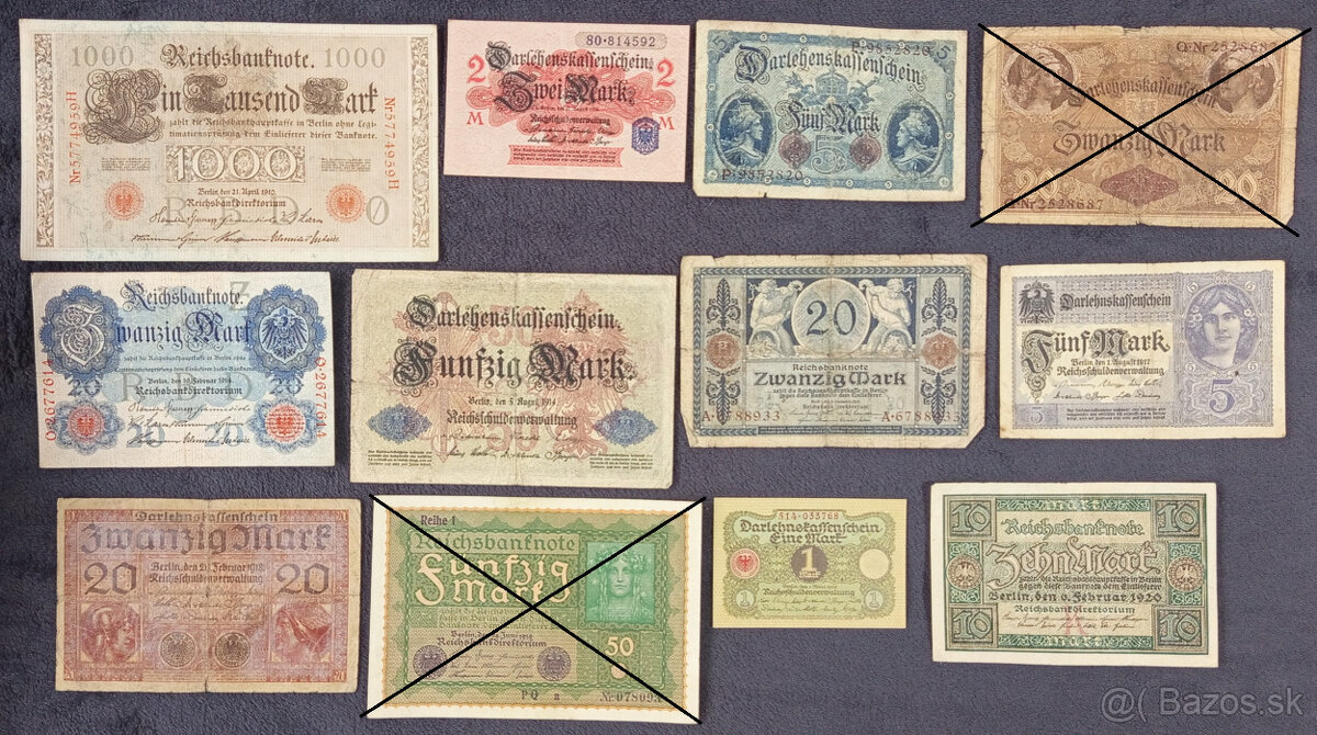 Bankovky Nemecko - 2