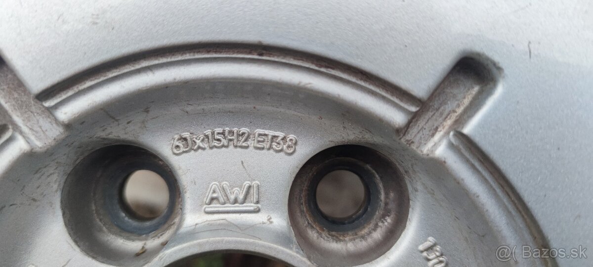 Predám elektróny VW group 6Jx15 H2, 5x100 - 2