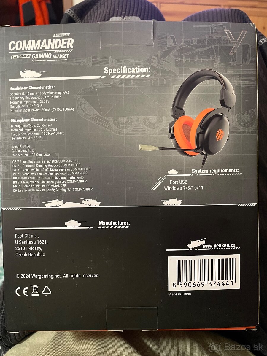 Herné sluchátka s mikrofónom Yenkee Commander - 2