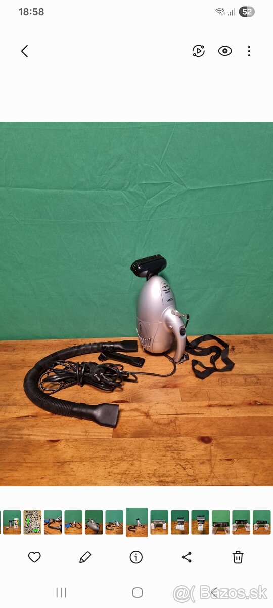 Mini elektrický vysavač Solac 800W - 2