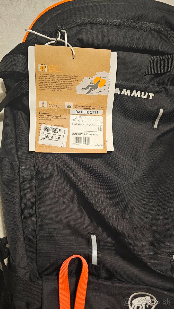 Mammut light protekcion Airbag 3.0 - 2