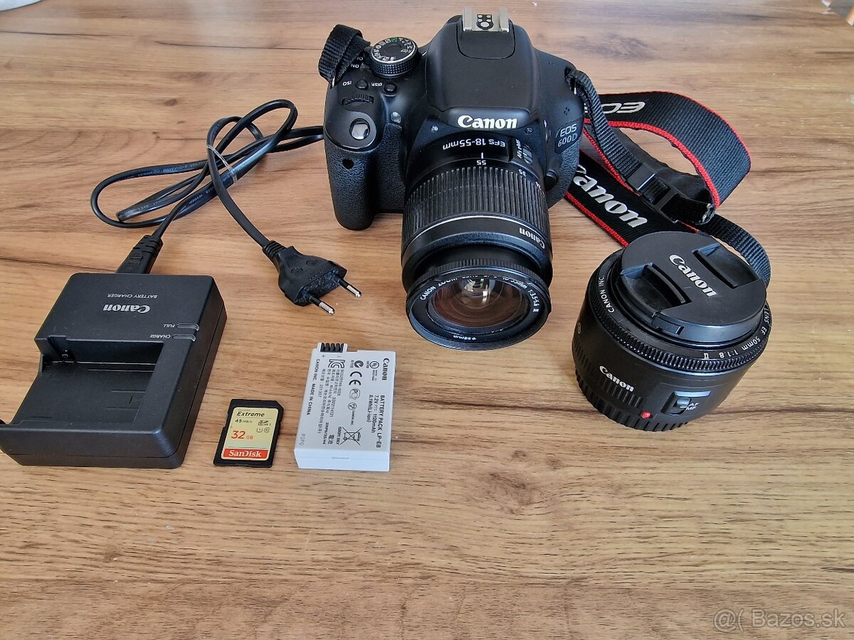 Canon EOS 600D + 2 objektívy - 2