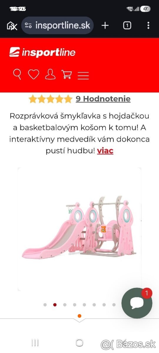 Hojdačka so šmýkačkou - 2
