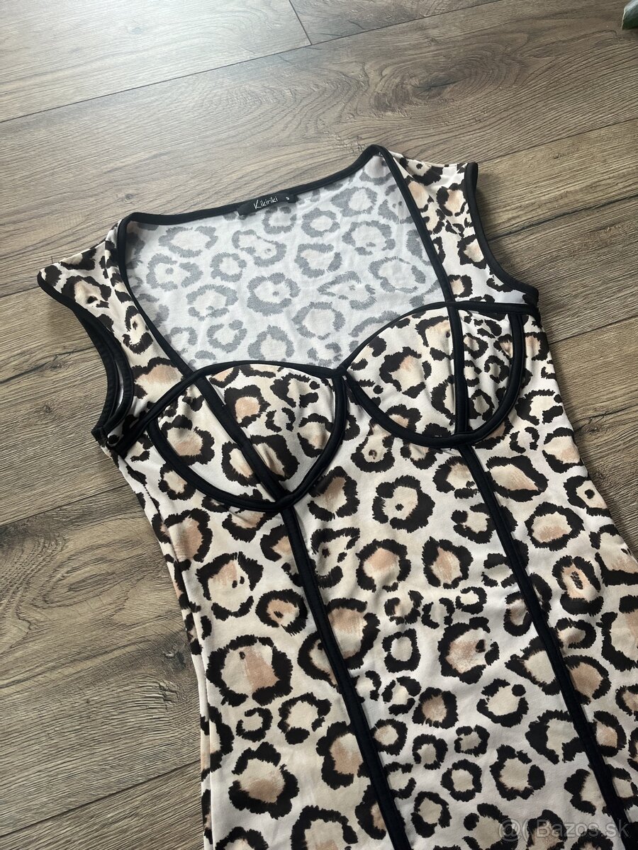 Damske saty koktejlove s push up vrchom, vel. 36 - 2