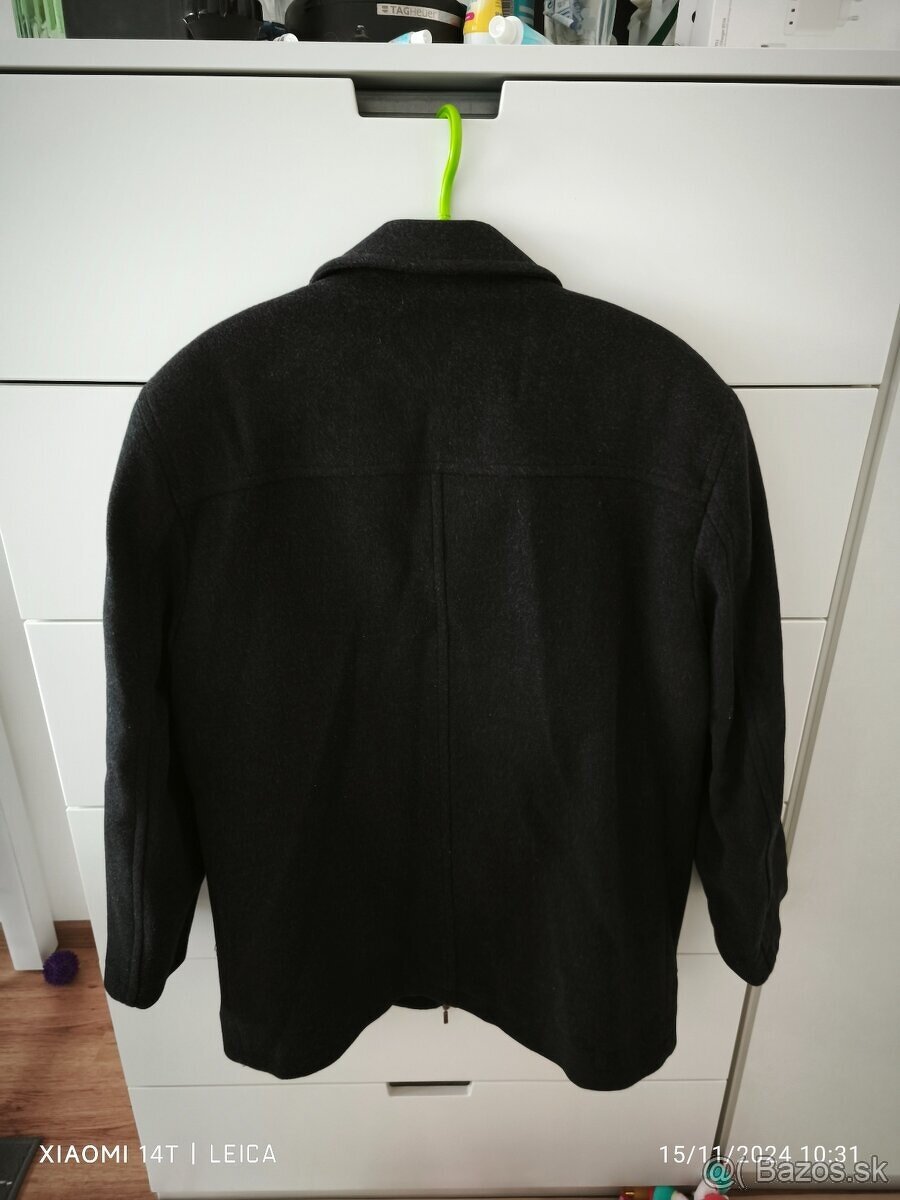 Predám kvalitný pánsky vlnený kabát - 2