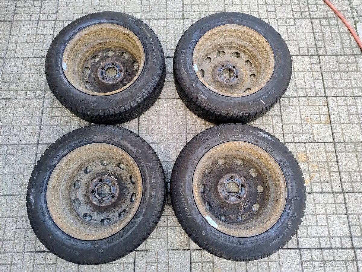 Zimné pneumatiky na diskoch Matador Nordicca 185/60 R14 - 2