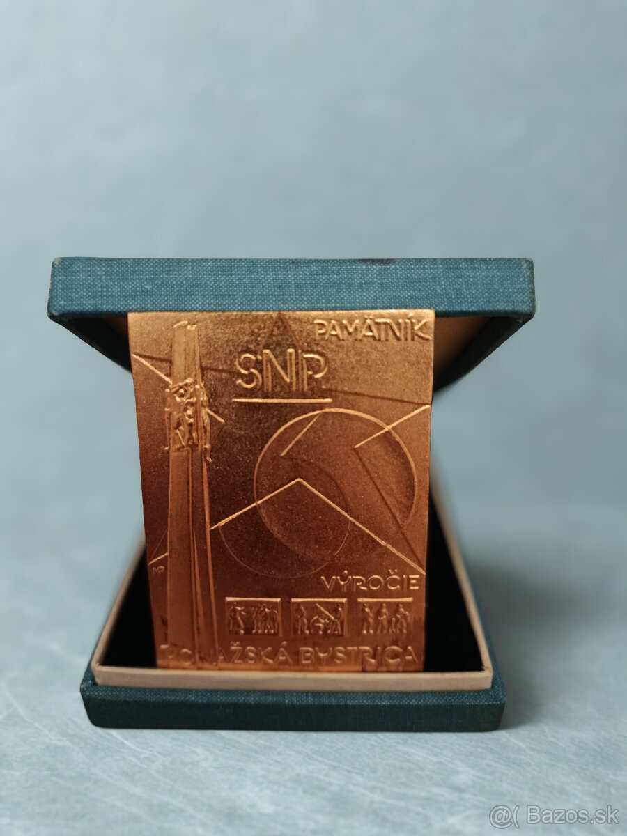 Plaketa SNP – Považská Bystrica (1974) – Signovaná VP - 2