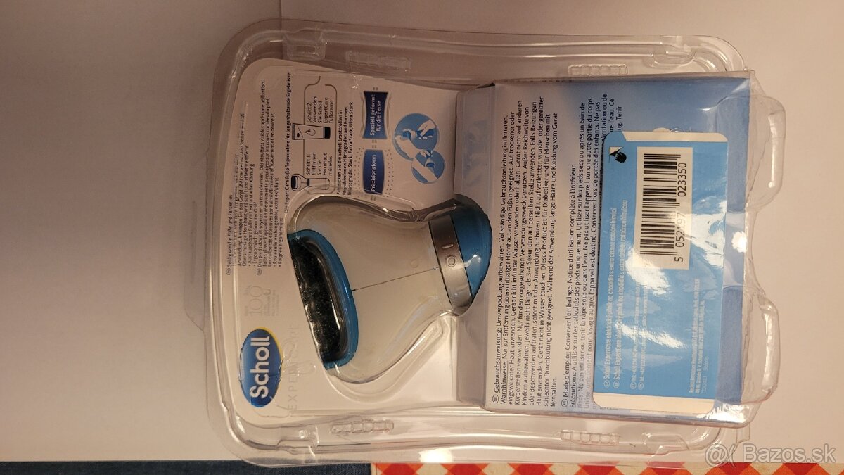 Predám novy elektricky pilnik Scholl na paty - 2