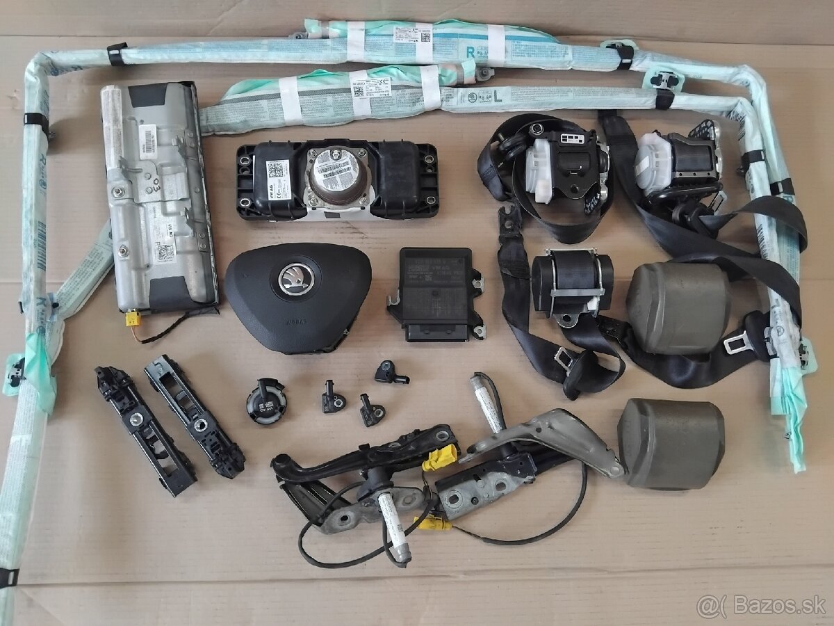 airbagy, pásy, senzory Octavia 3 - 2