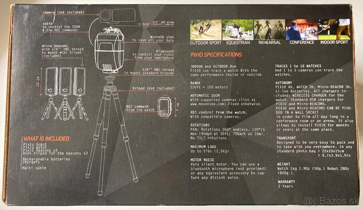 Automatický kameraman Pixio Move ’N See - 2