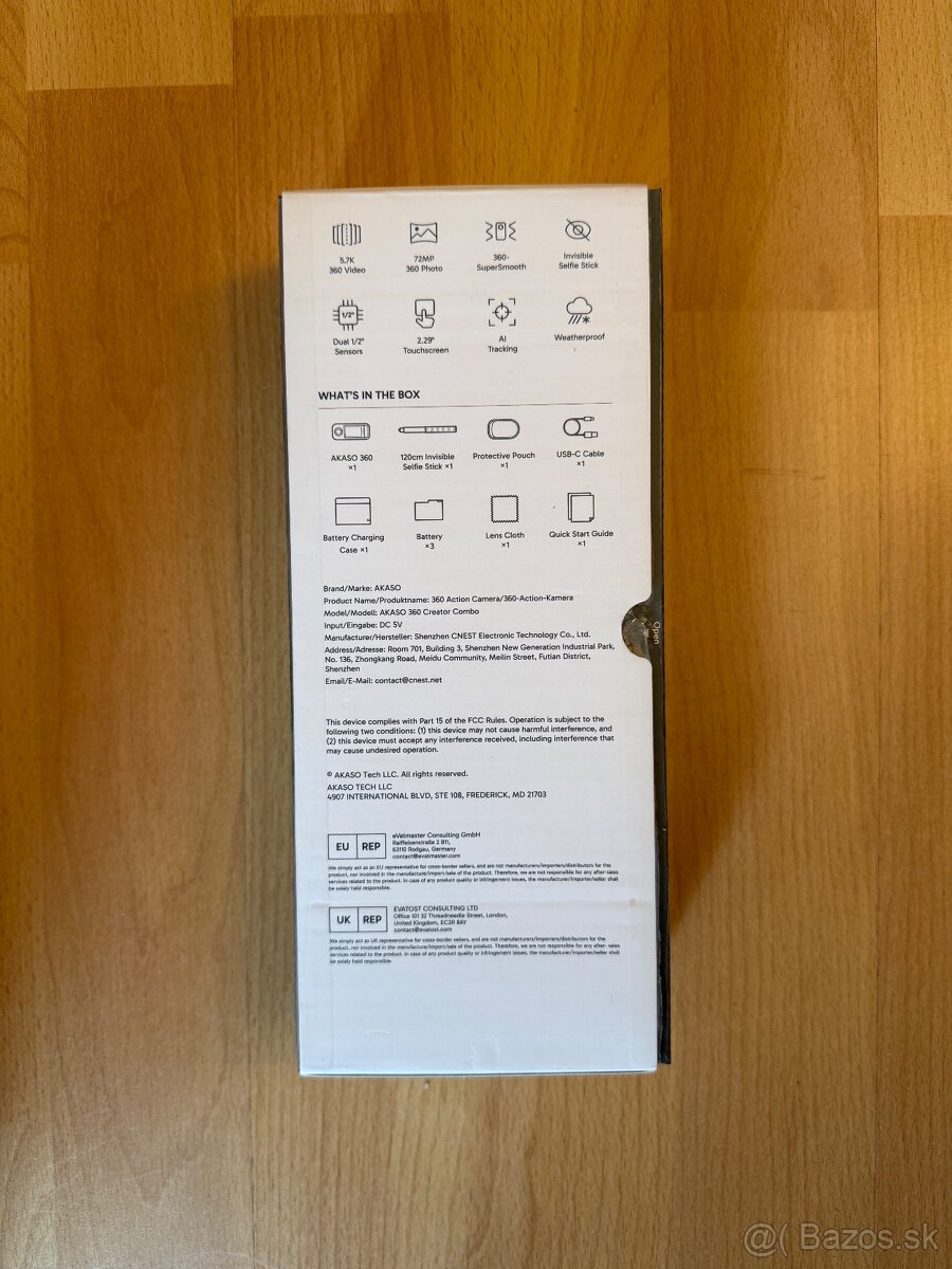 AKASO 360 kamera - 2