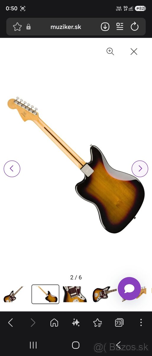 Predám elektrickú gitaru Fender Squier - 2