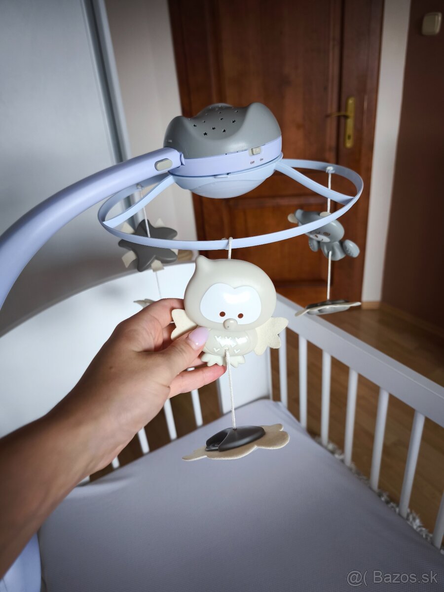 Kolotoč nad postieľku infantino hnedý - 2