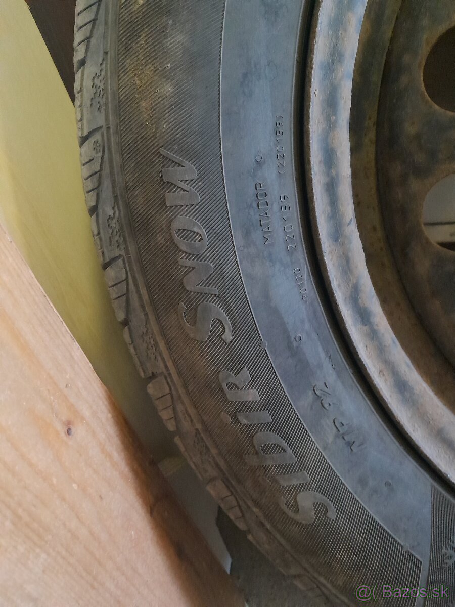 Plechové disky + zimné pneu na Suzuki SX4 - 2