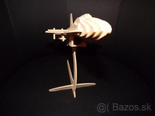 3D drevené puzzle stíhačka F-16 Falcon - 2