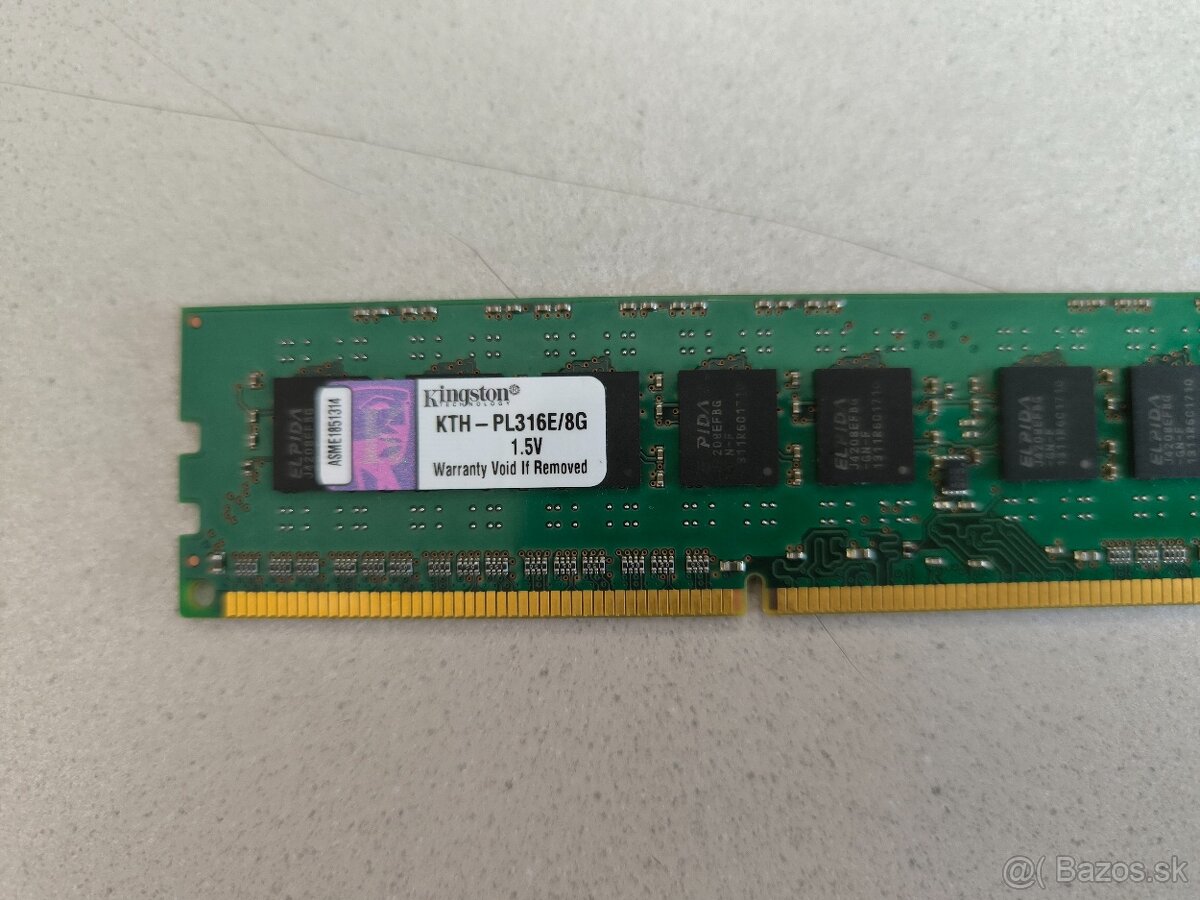 Predám pamäte ddr3 ecc 4x8gb set 32gb - 2