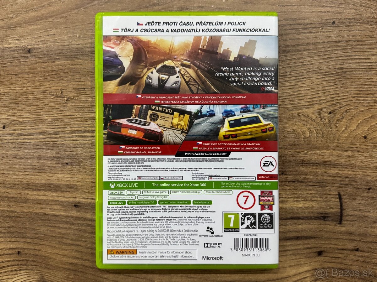 Hra Xbox 360 - Need for Speed Most Wanted - 2