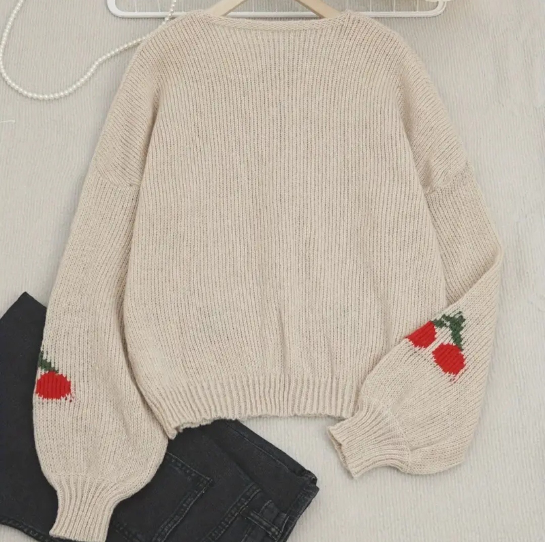 Sveter kardigan S hrubší - 2