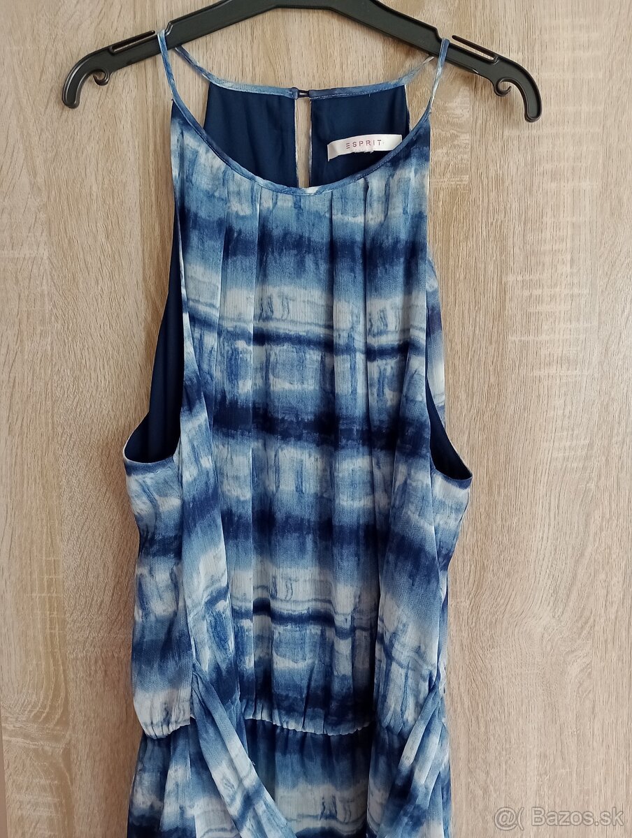 Modré letné šaty - 2