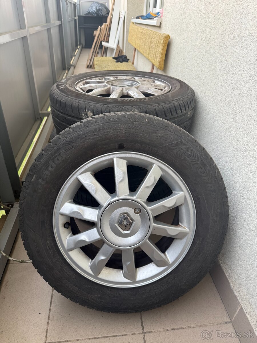 Letné pneumatiky + disky Renault Megane - 2