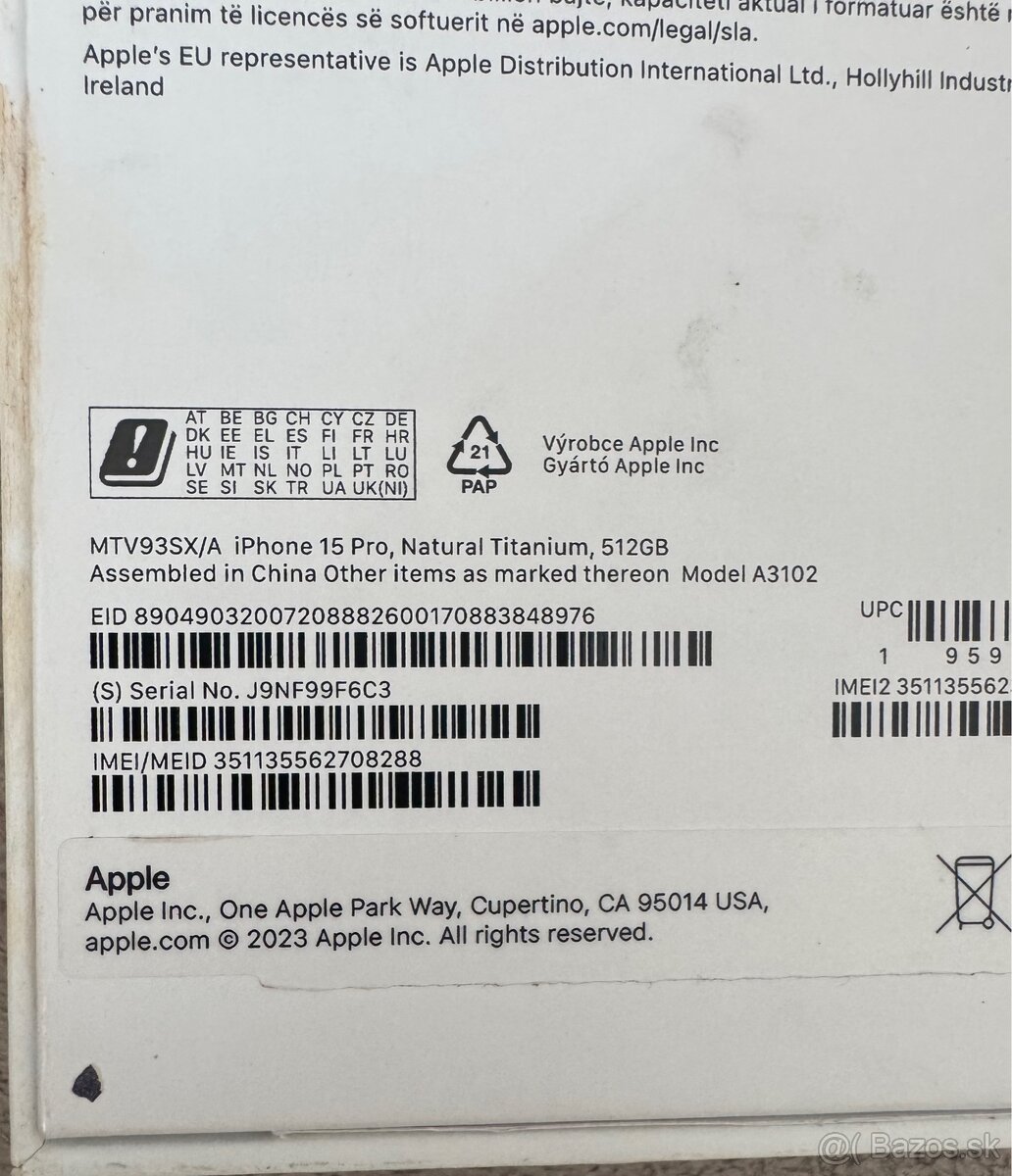 iPhone 15 PRO 512GB natural titanium - 2