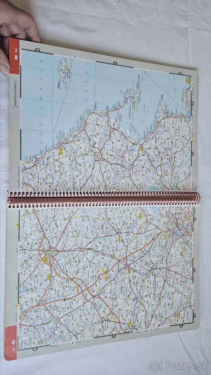 Knižná mapa Francúzska - 2