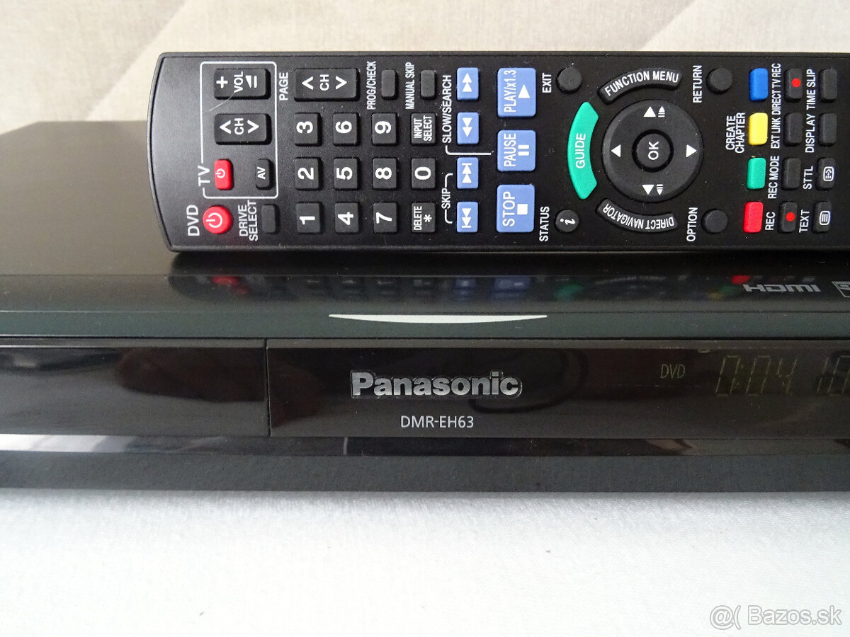 ⭐ DVD rekordér PANASONIC DMR-EH63- 250 GB HDD -HDMI -USB ⭐ - - 2