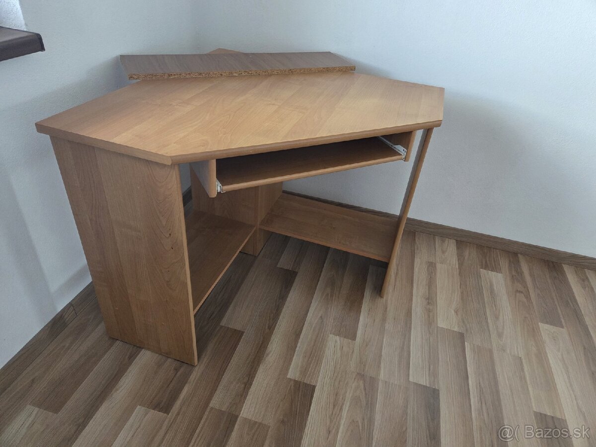 PC stol rohový písací stolík - 2