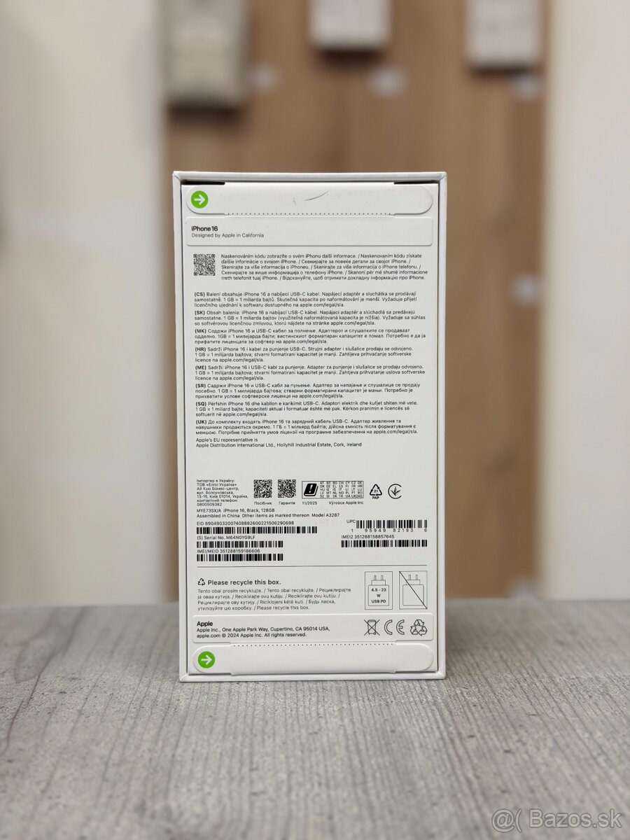Apple iPhone 16 128GB Black - 2