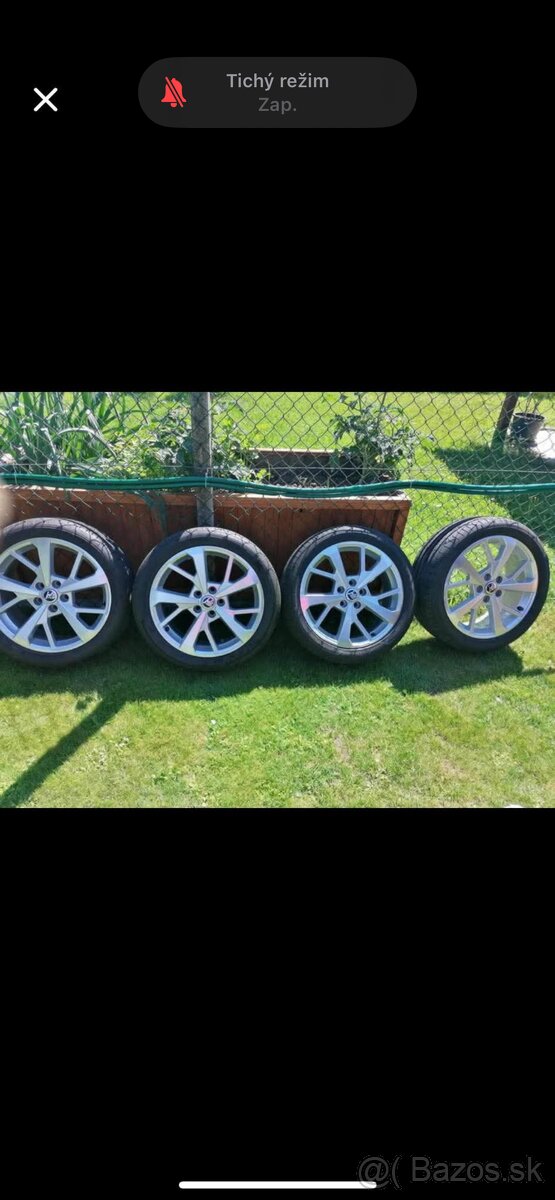 Audi originalne hlinikove disky R18 - 2