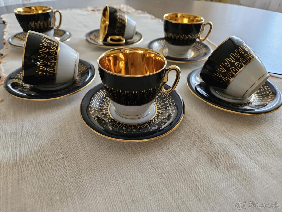 Sada kávových šálok - tmavo modré - 2