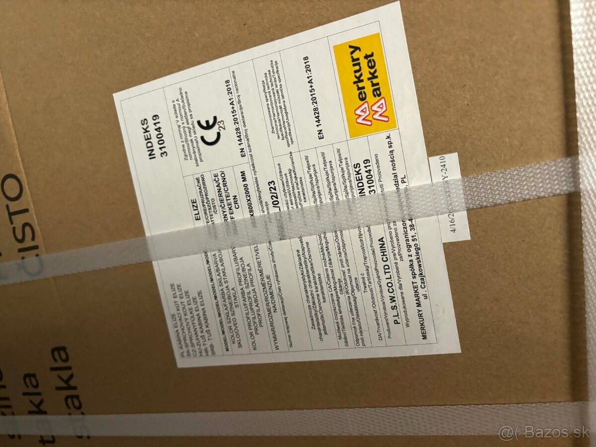 Sprchovy kút Aqua Mercado Elize 80x200cm - 2