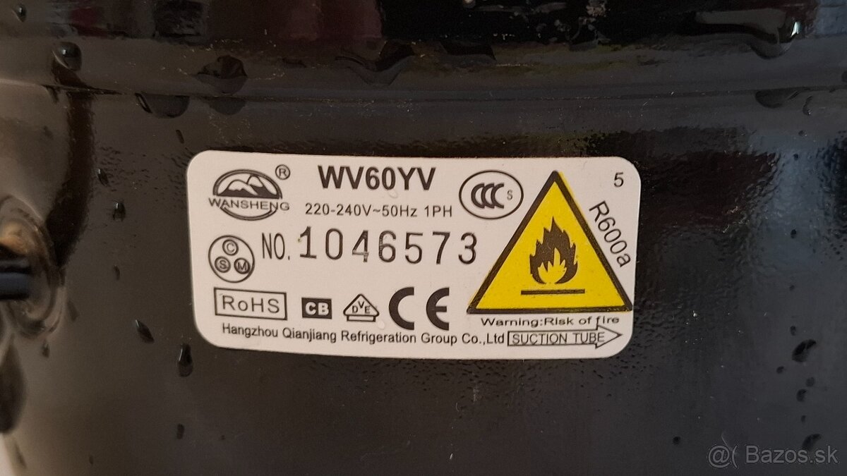 WV60YV Hermetic Reciprocating R600A Compressor - 2