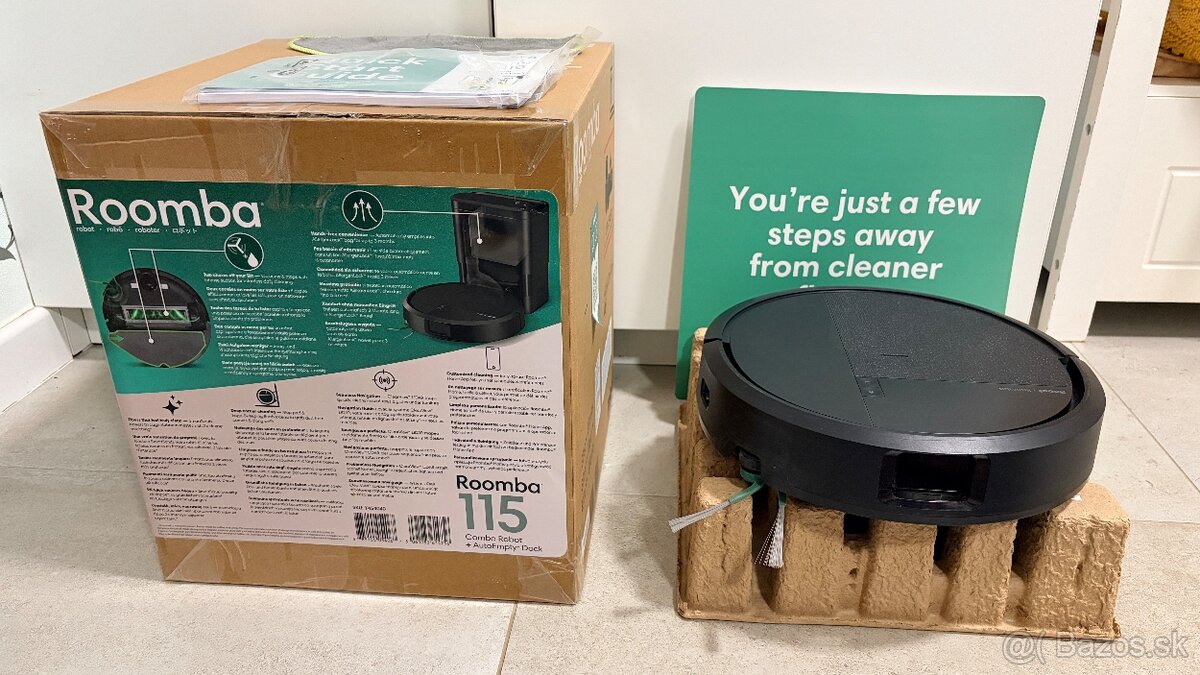 iRobot Roomba 115 combo - v záruke ešte 23mesiacov - 2
