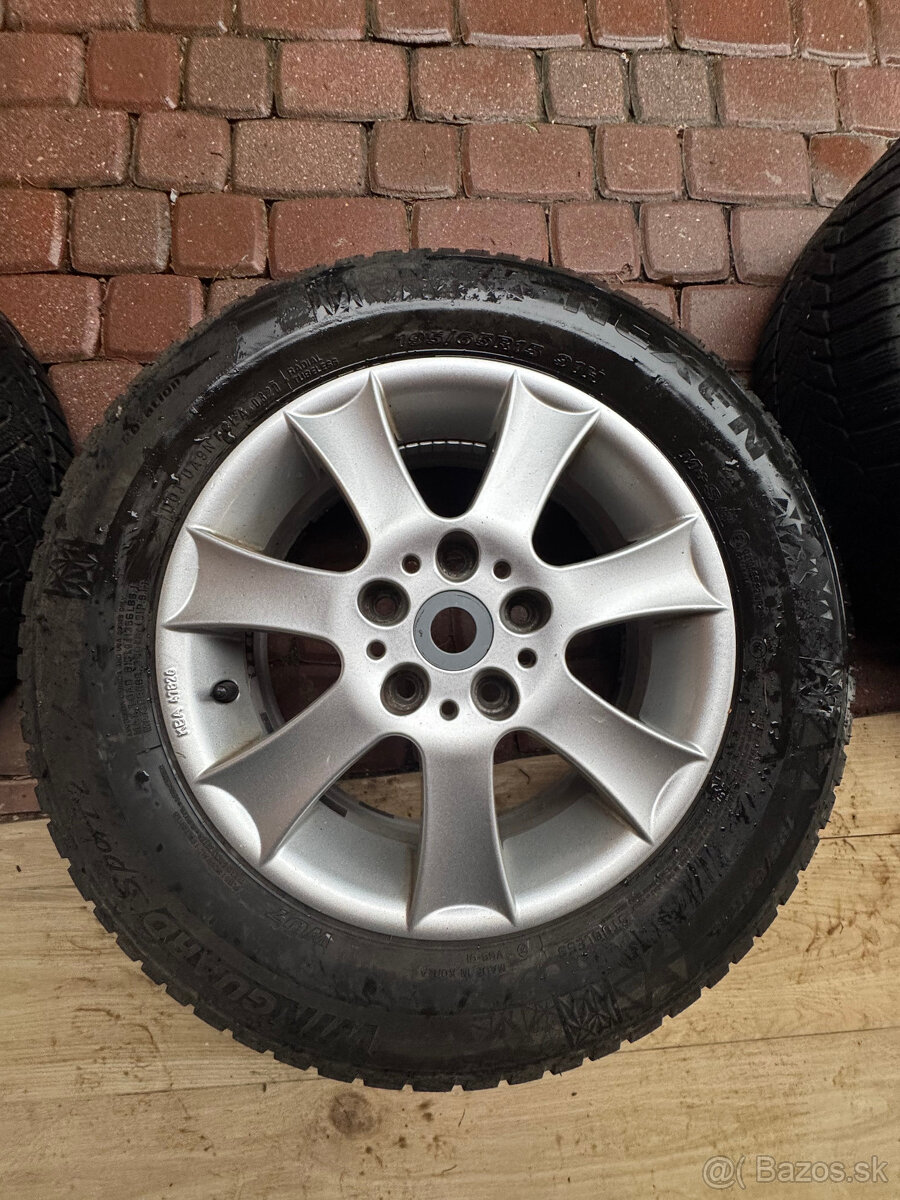 Predám 4 disky + 4 zimné pneumatiky - 2
