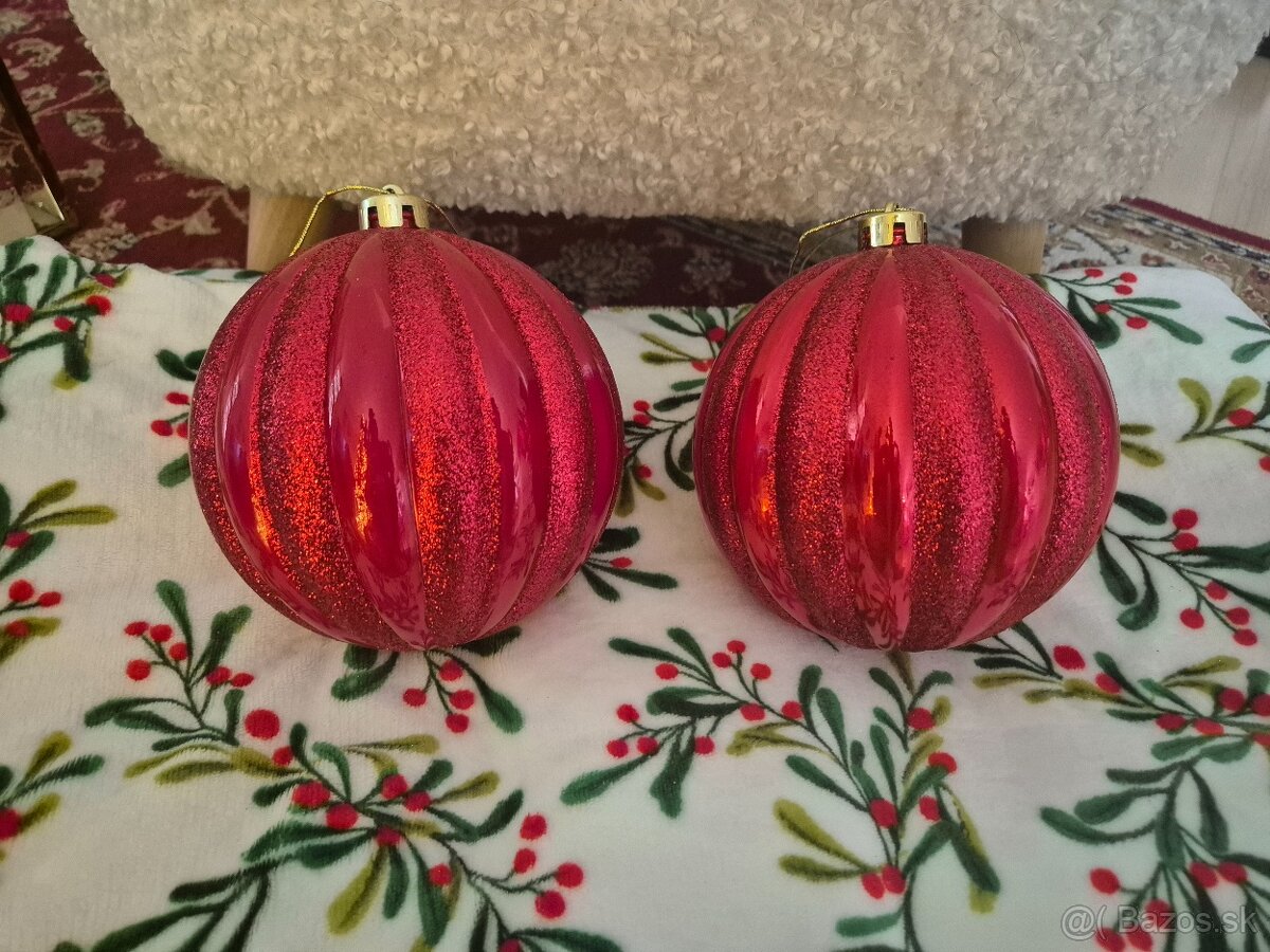 XL vianočné gule priemer 15cm,cena je za 2kusy,iba os. odber - 2