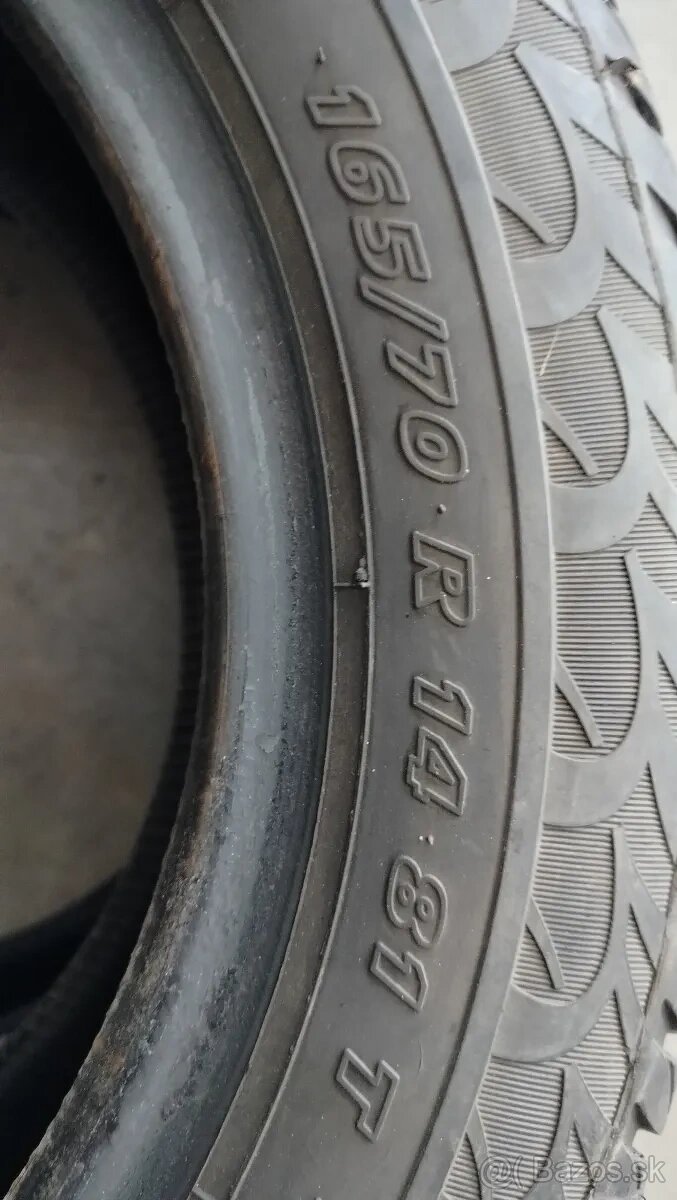 Zimná pneumatika 4ks 165/70 R14 81T Matador MP58 - 2