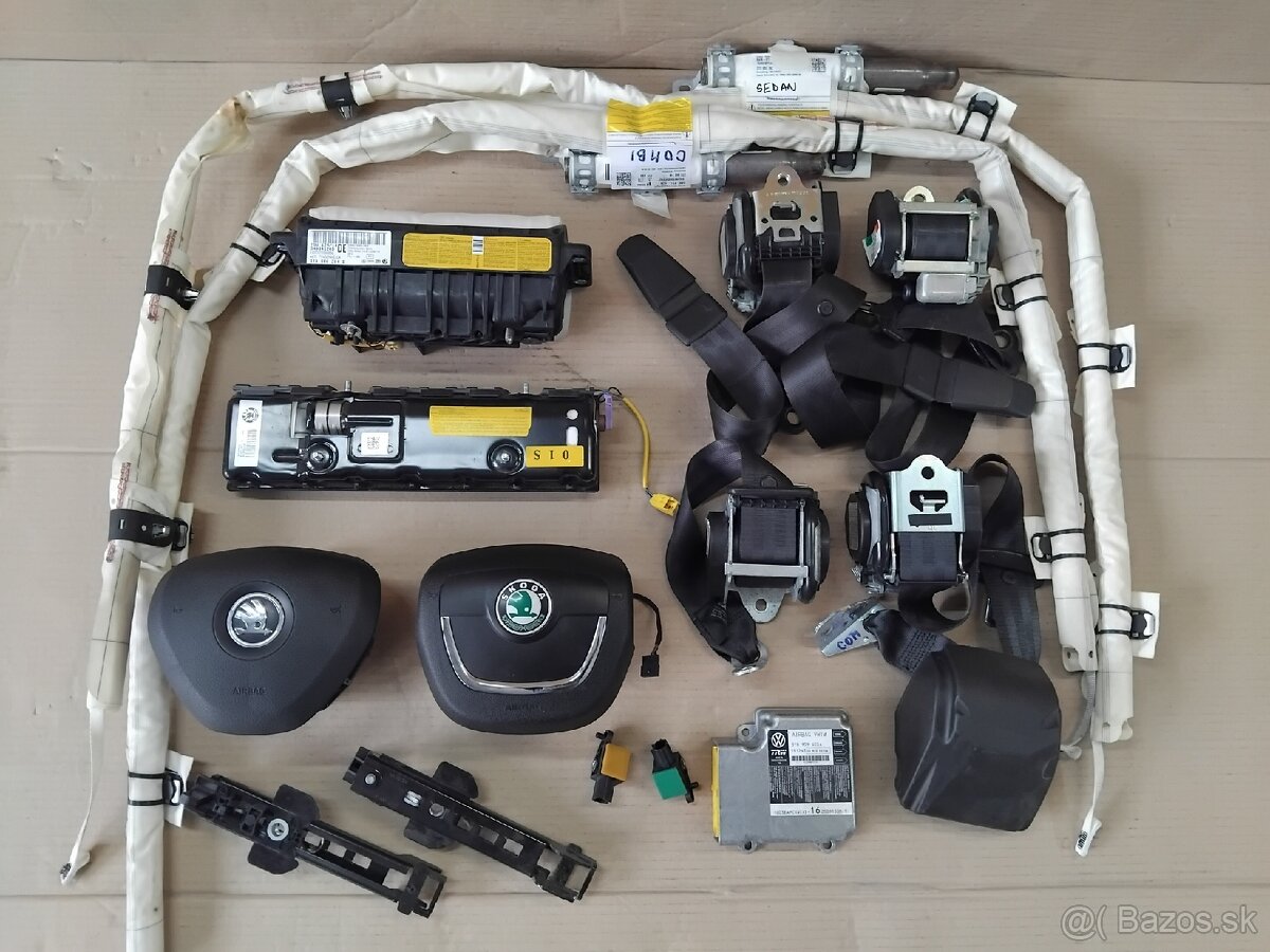 airbagy, pásy, senzory Superb 2 - 2